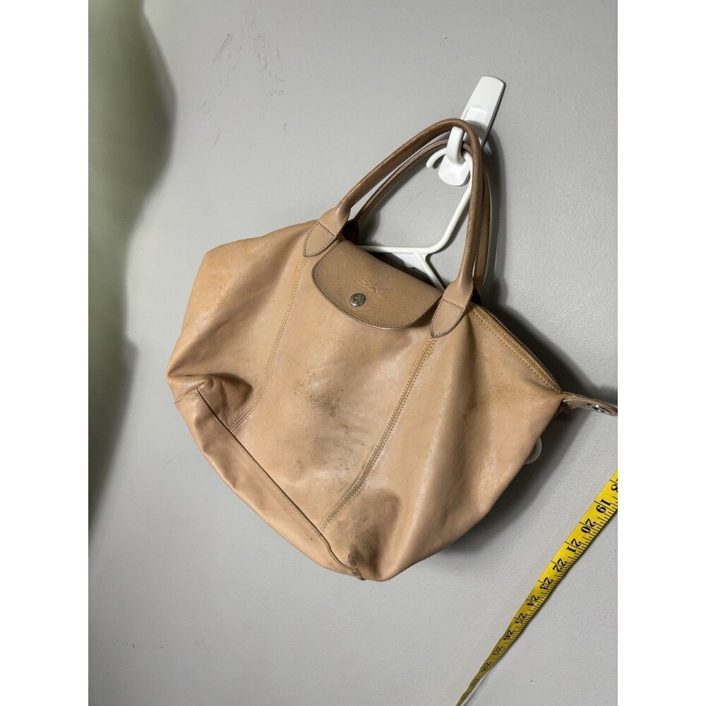 Longchamp Le Pliage Cuir Lambskinleather bag(read No Zipper )